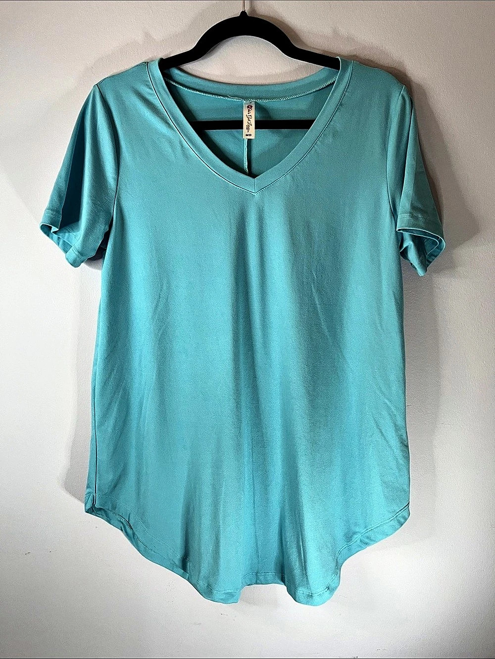 She's Got Leggz Comfort Tee Tunic turquoise Medium New without tags